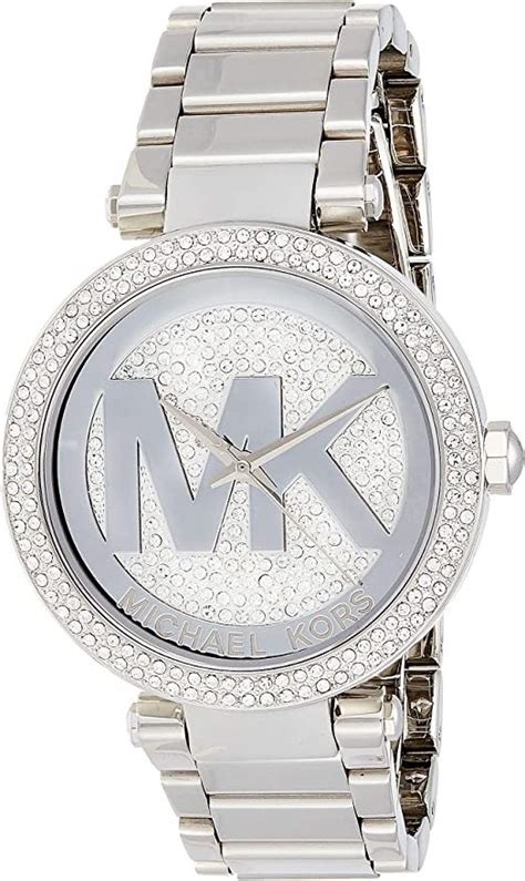 michael kors women's parker stainless steel bracelet watch 39mm mk5925|New Michael Kors MK5925 Women's Parker Stainless Steel .